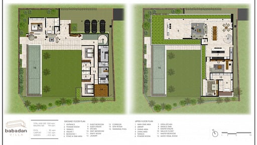 Villa Babadan Floor plan