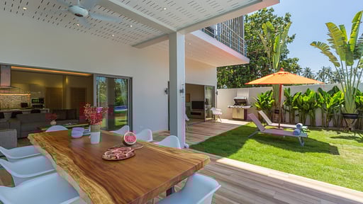 Villa Bacardi Zona de comedor