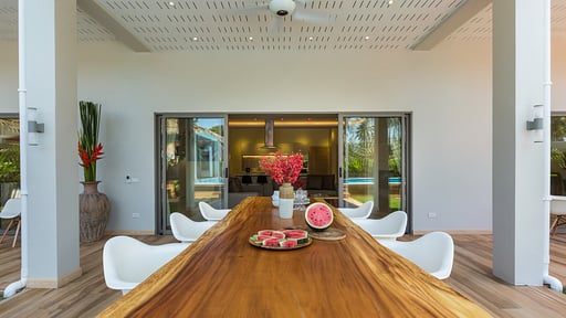 Villa Bacardi Zona de comedor