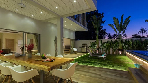 Villa Bacardi Zona de comedor