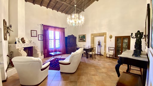 Villa Baglio Giganti Woonkamer