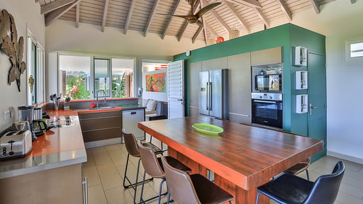 Villa Bahia Blue Dining area