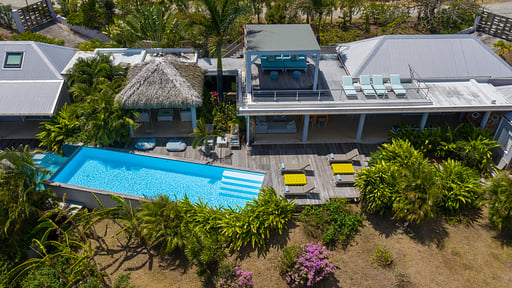 Villa Bahia Blue Drone pictures