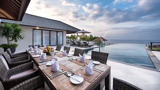 Villa Bale Agung Zona de comedor