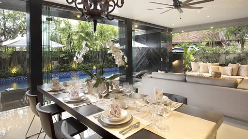 Villa Balimu Dining area