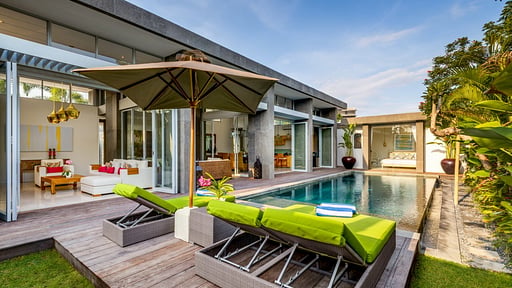 Villa Bambu Aramanis Kolam renang