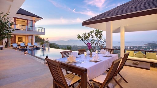 Villa Ban Lealay Dining area