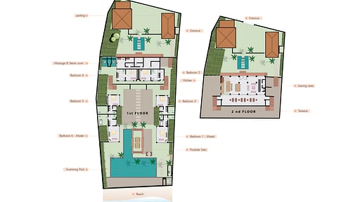 Villa Ban Mekkala Floor plan