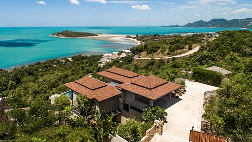 Villa Ban Nai Fan Фото с дрона