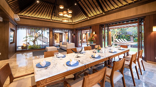 Villa Bangkuang Dining area