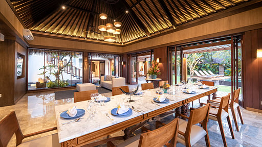 Villa Bangkuang Dining area