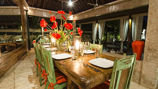 Villa Baraka Dining area