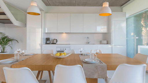 Villa Barcares Suit Zona de comedor