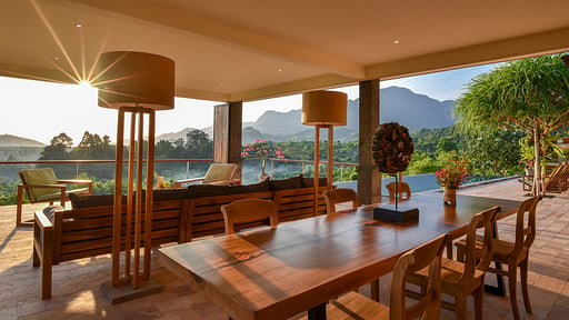 Villa Barong Dining area