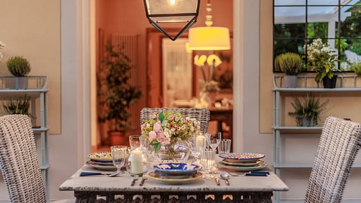 Bassotta Cottage Dining area