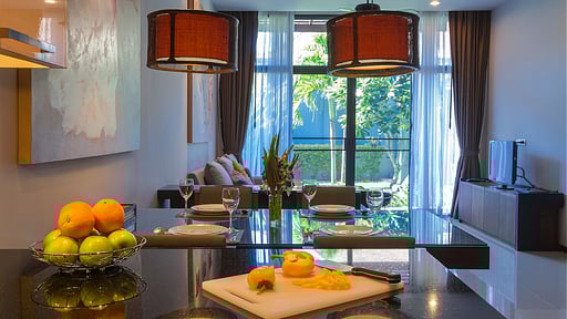 Villa Basu Dining area