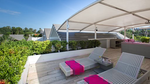 Villa Baylis Salón en la azotea