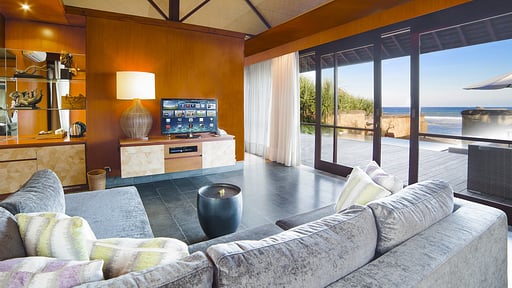 Villa Bayu Gita Beachfront Living room
