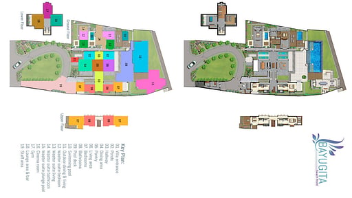 Villa Bayu Gita Beachfront Floor plan