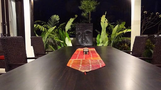 Villa Bayu Segara Dining area