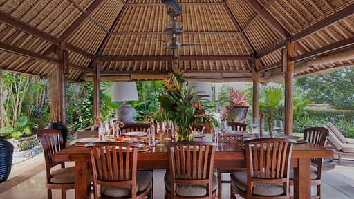 Villa Bayu Salle à manger 1