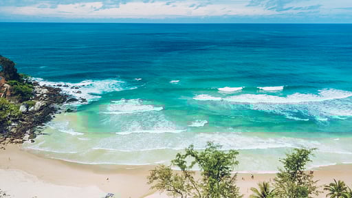 Villa Beachside Drone foto's