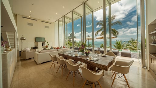 Villa Beige Zona de comedor