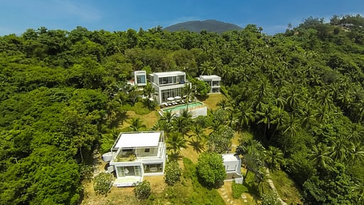 Villa Beige Fotos de dron