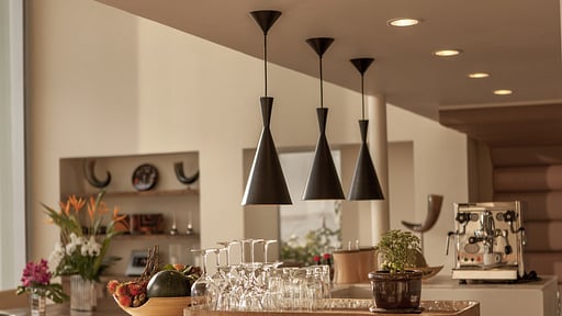 Villa Beige Bar interior