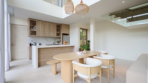 Villa Belcasa Dining area