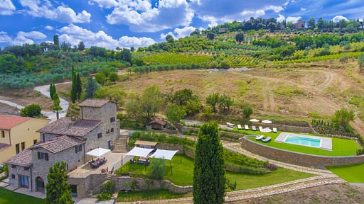 Villa Bellaflore Drone pictures