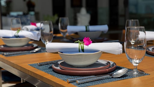 Villa Belle Dining area