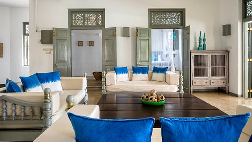 Villa Bellini Blue Living room
