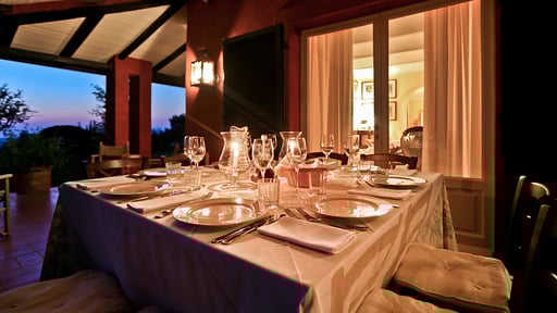 Villa Bellomo Eethoek