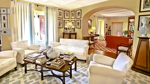 Villa Bellomo Woonkamer