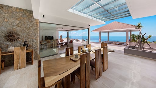 Villa BelView Dining area