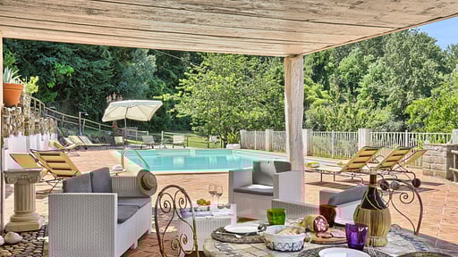 Villa Bernardone Terrasse/Veranda