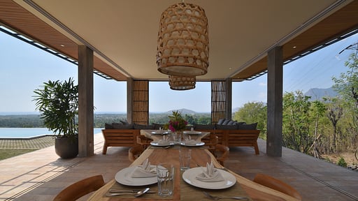 Villa Bidadari Pemuteran Dining area