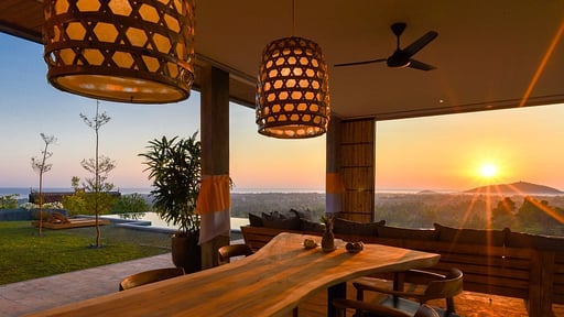 Villa Bidadari Pemuteran Dining area