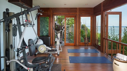 Villa Bidadari Cliffside Estate Gym