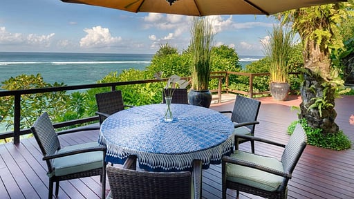Villa Bidadari Cliffside Estate Gazebo