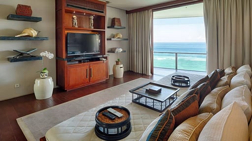 Villa Bidadari Cliffside Estate Media room