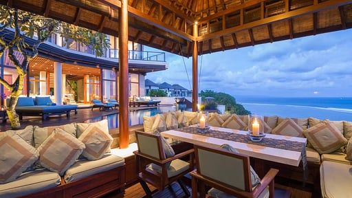 Villa Bidadari Cliffside Estate Gazebo