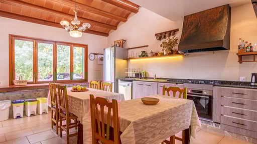 Villa Bidaterra Zona de comedor