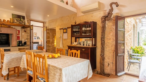 Villa Bidaterra Zona de comedor