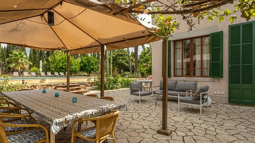 Villa Bidaterra Zona de comedor