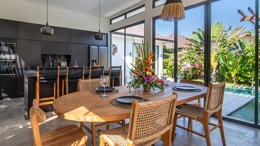 Villa Bijou Uluwatu Zona de comedor