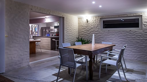 Villa Bikini Dining area