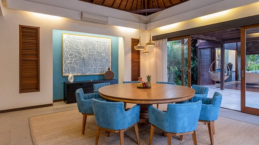 Villa Bima Canggu Dining area