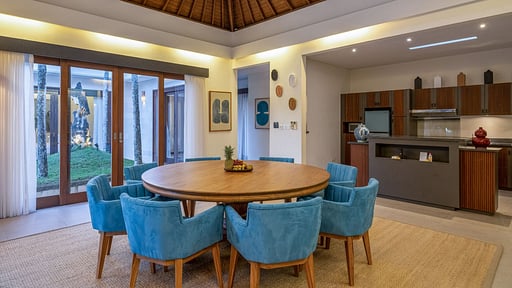 Villa Bima Canggu Dining area